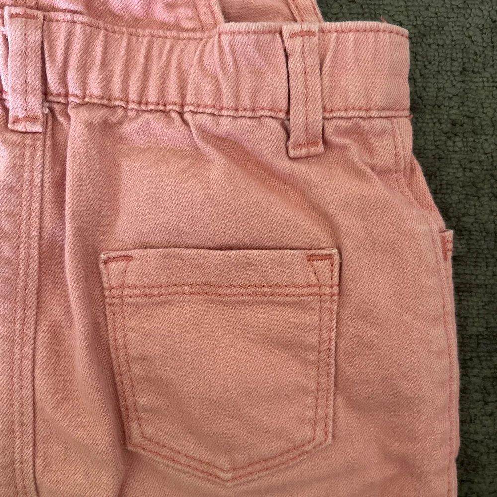 Old Navy Pink Denim Overall Dress skirt 4T